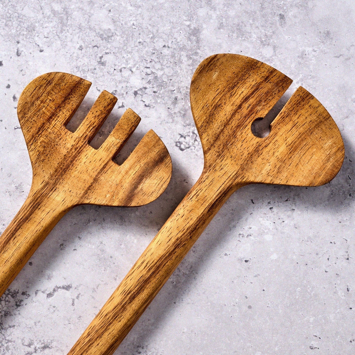 Albesia Wood Salad Servers