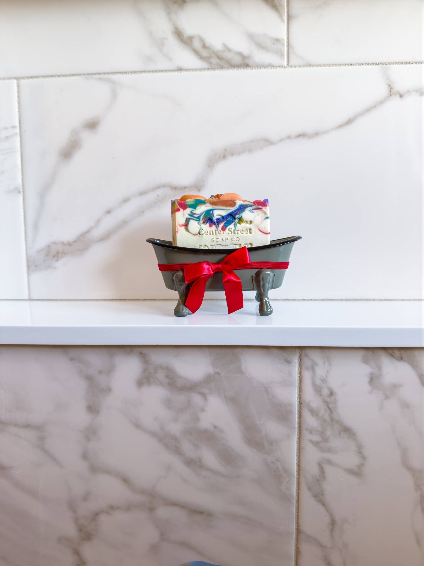 Bathtub Soap Dish Variety Pack- Yellow, Mint Green, Gray