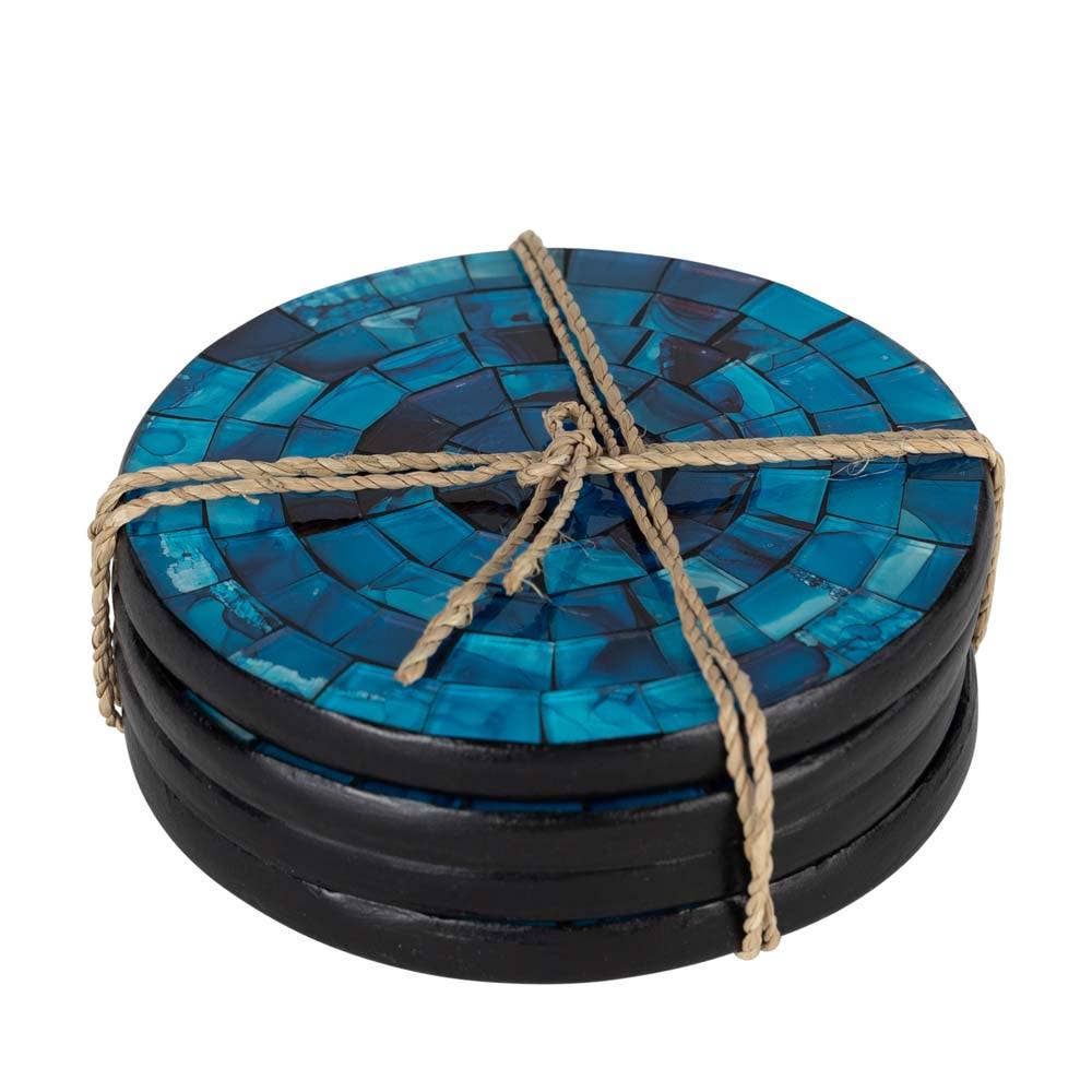 Tropical Waters Mosaic Coasters