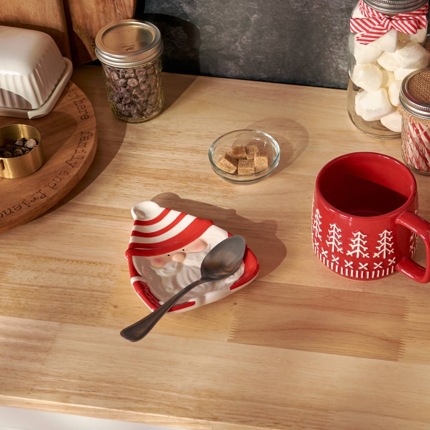 Small Nordic Santa Plate