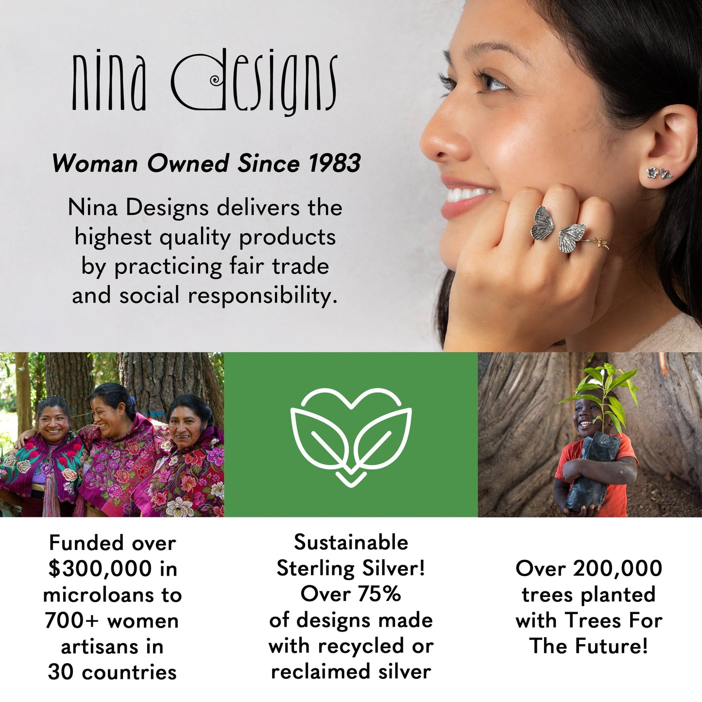 Sterling Silver Ghost Ring: 6