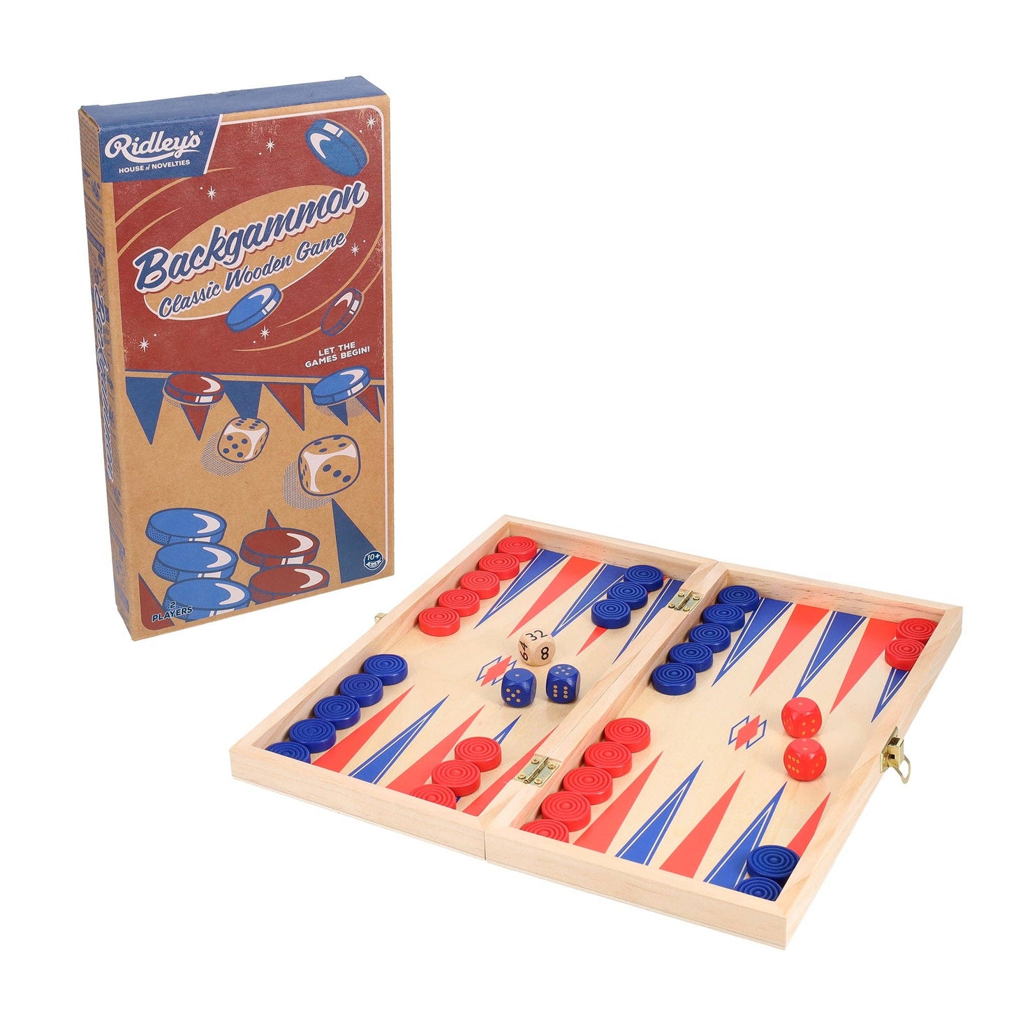 House of Novelties Wooden Backgammon