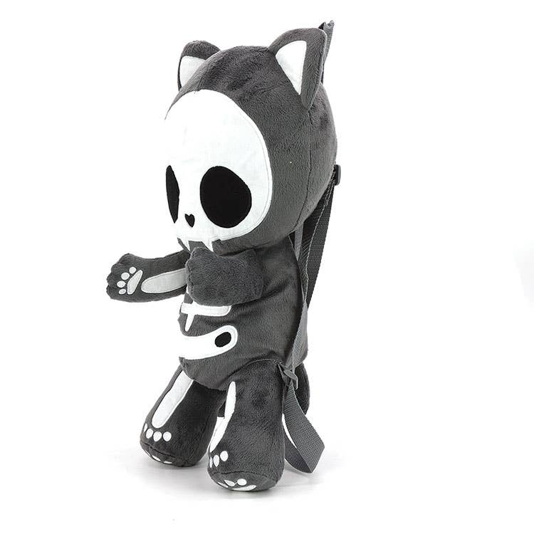 Skeleton Kitten Plushy Backpack