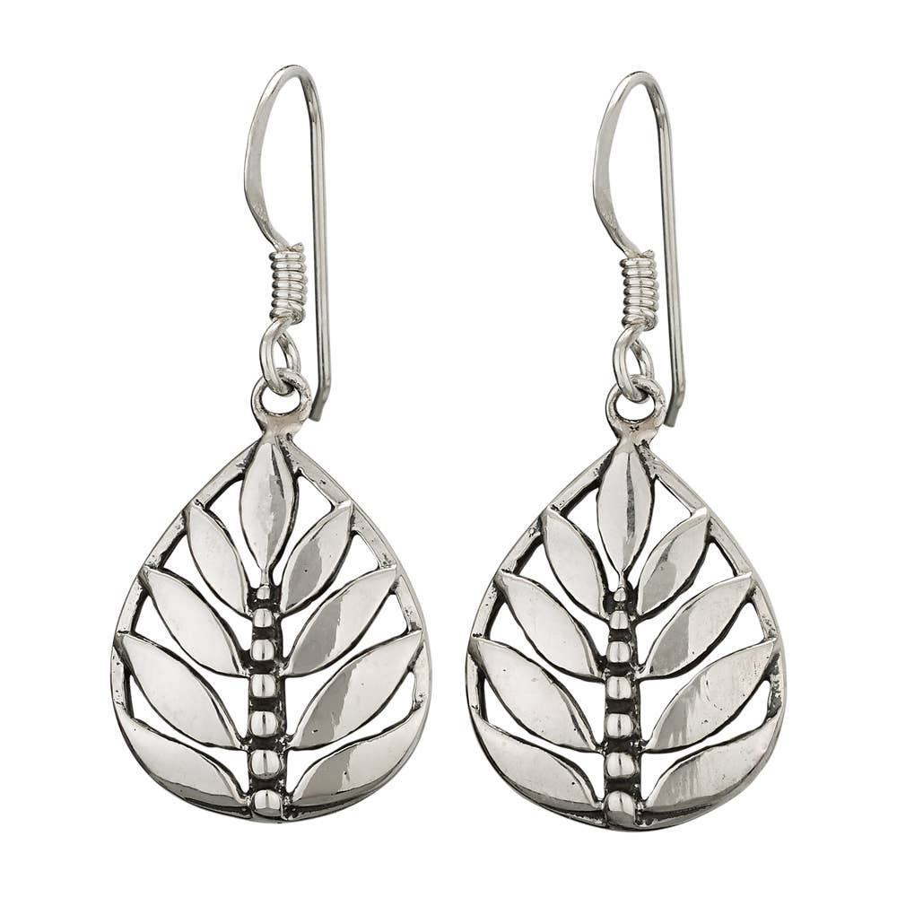 Sweet Fern Sterling Silver Earring