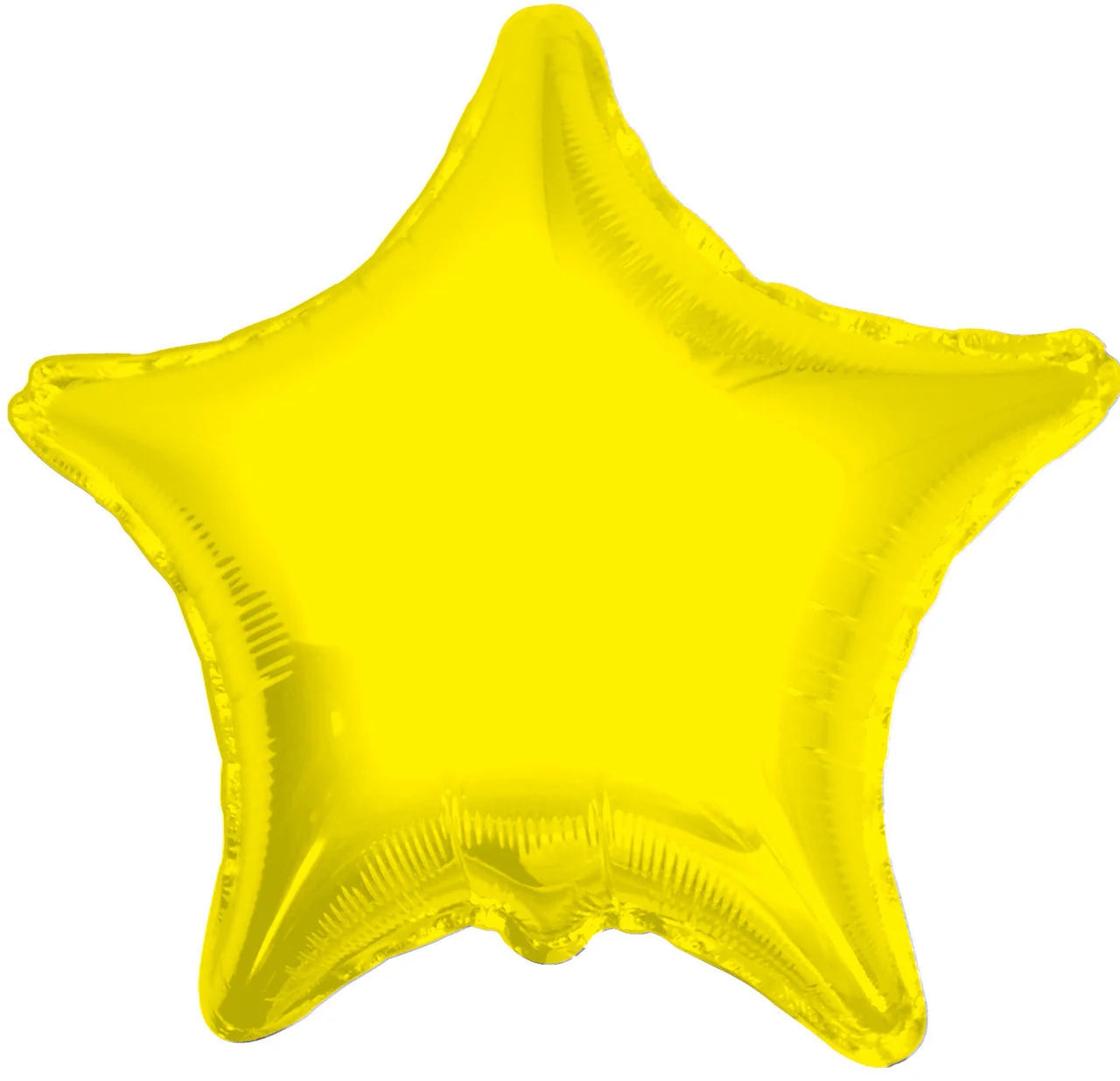 18" Yellow Star Foil Balloons