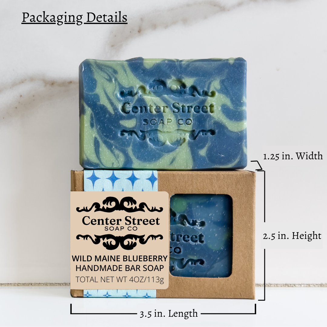 Wild Maine Blueberry Handmade Soap Bar