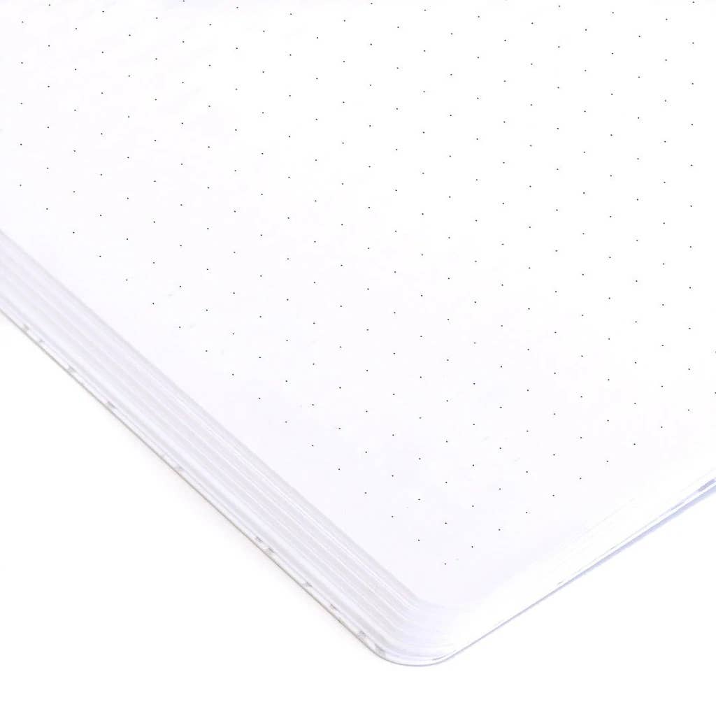 Pastel Wildflower Dotted Notebook
