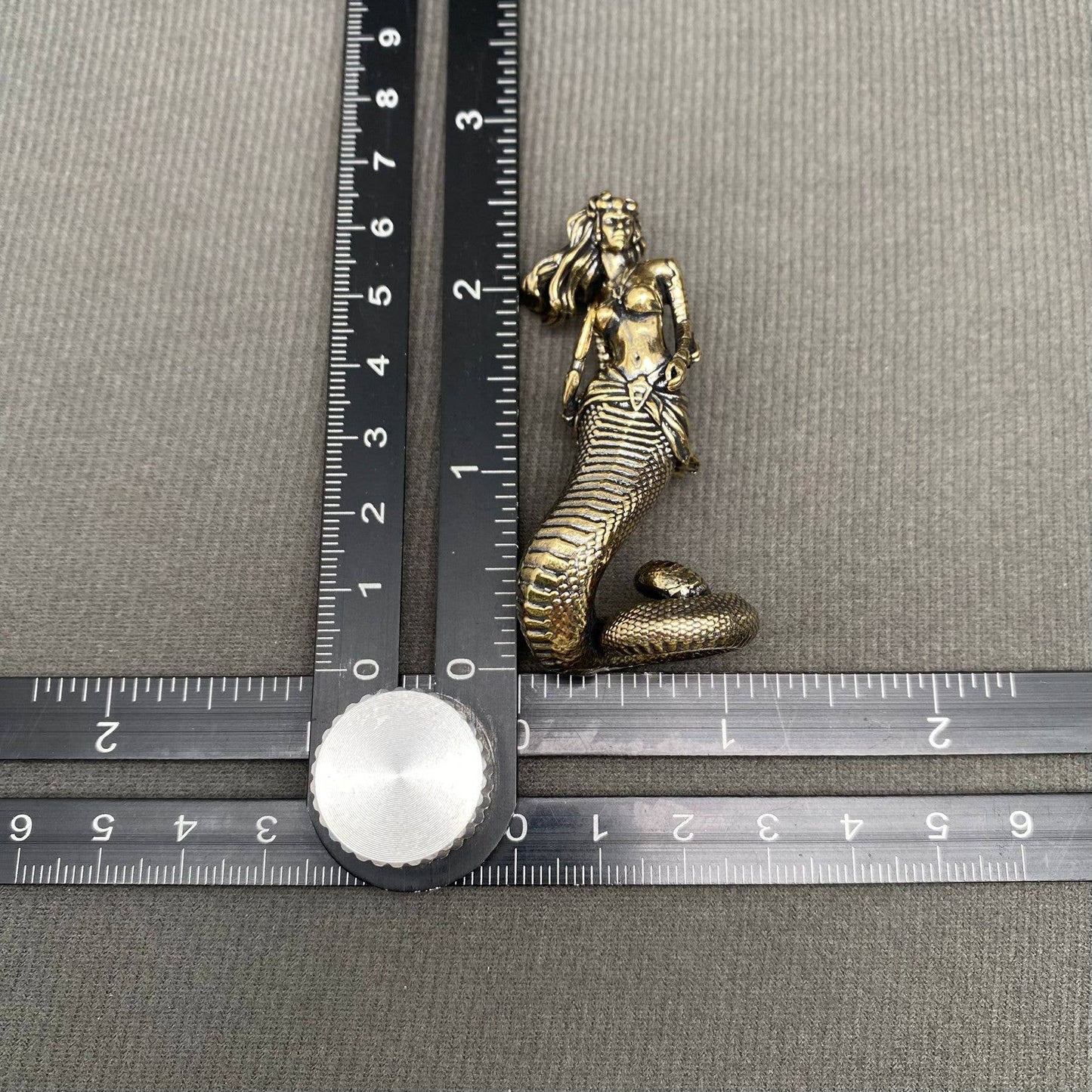 Brass Medusa Figurine