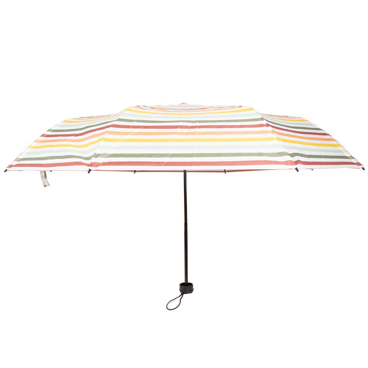 Compact Travel Stripe Umbrella- Manual Open