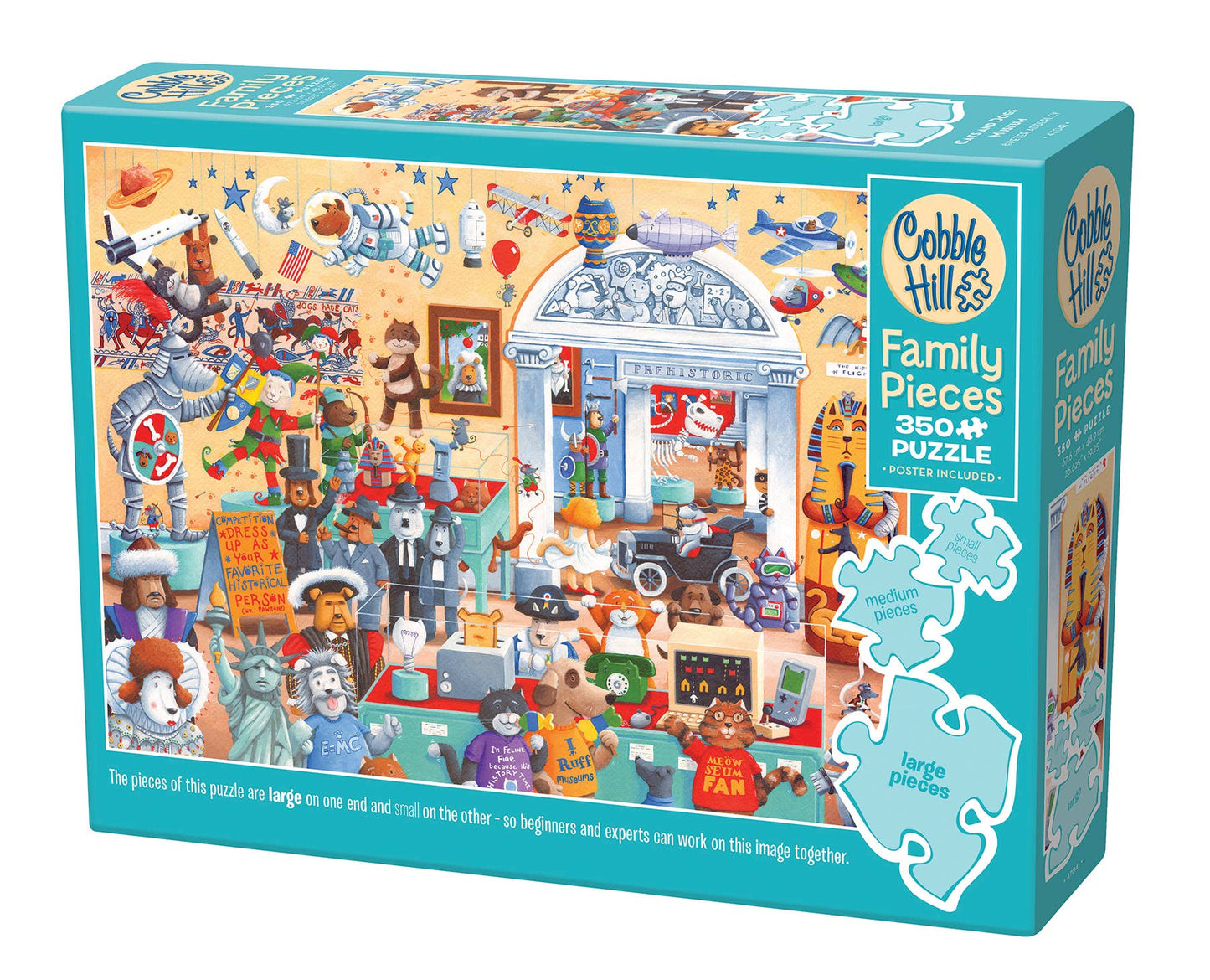 Cats and Dogs Museum 350pc puzzle