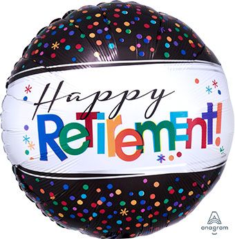 Happy Retirement Foil Balloon
