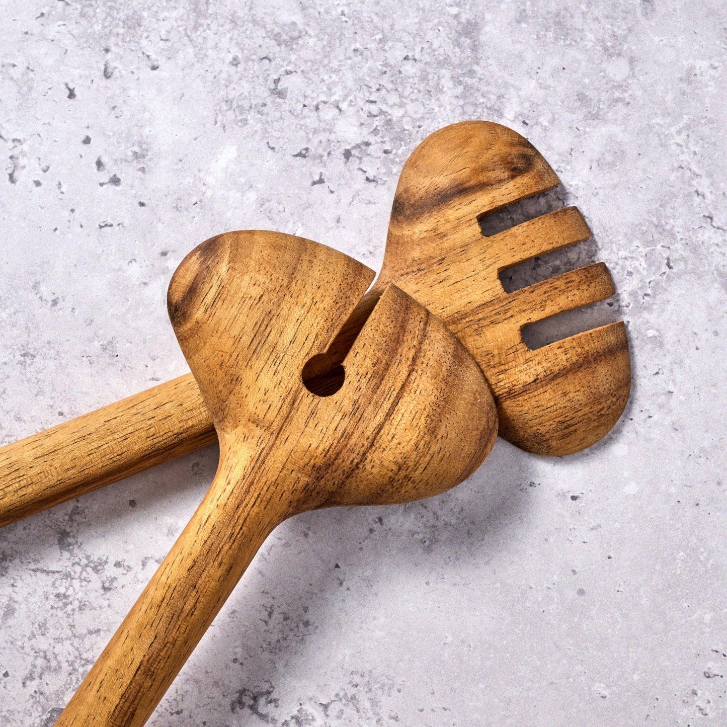 Albesia Wood Salad Servers