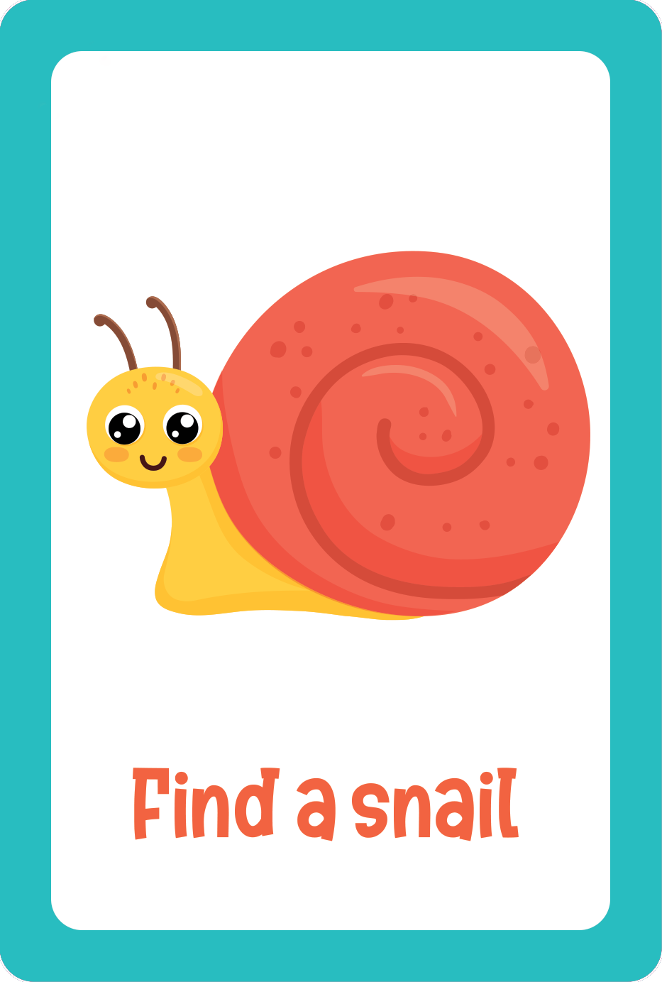 Nature Seek-and-Find Scavenger Hunt Cards