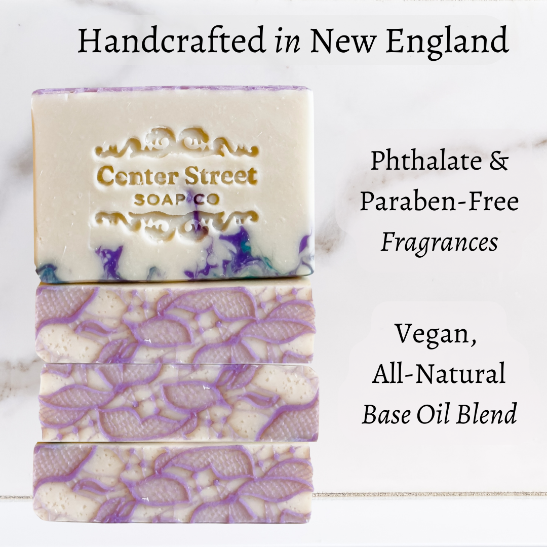 Lilac and Lace Spring Handmade Soap Bar