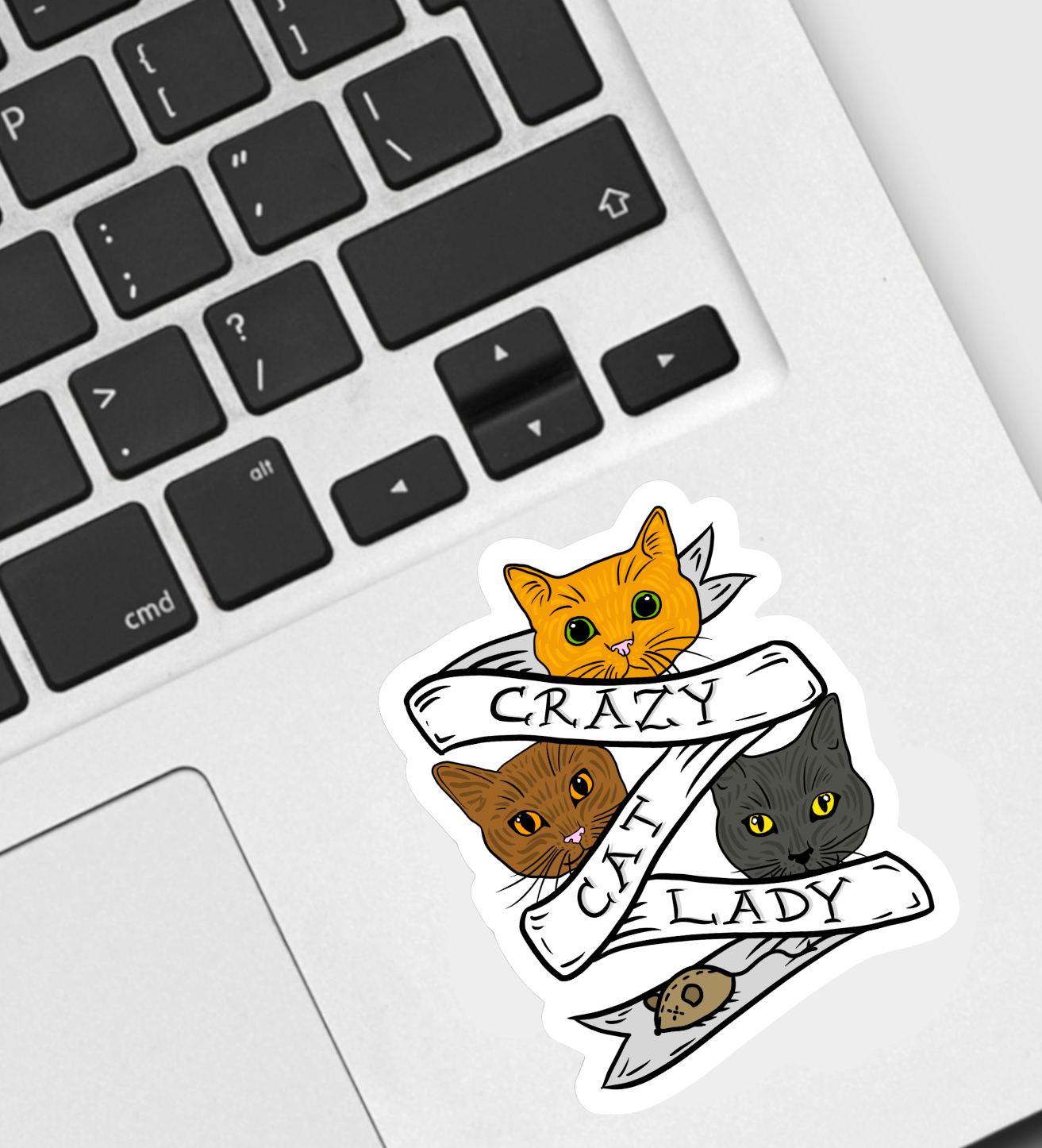 Crazy Cat Lady Sticker