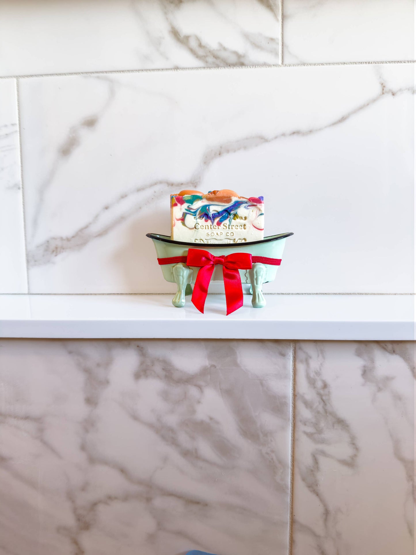 Bathtub Soap Dish Variety Pack- Yellow, Mint Green, Gray