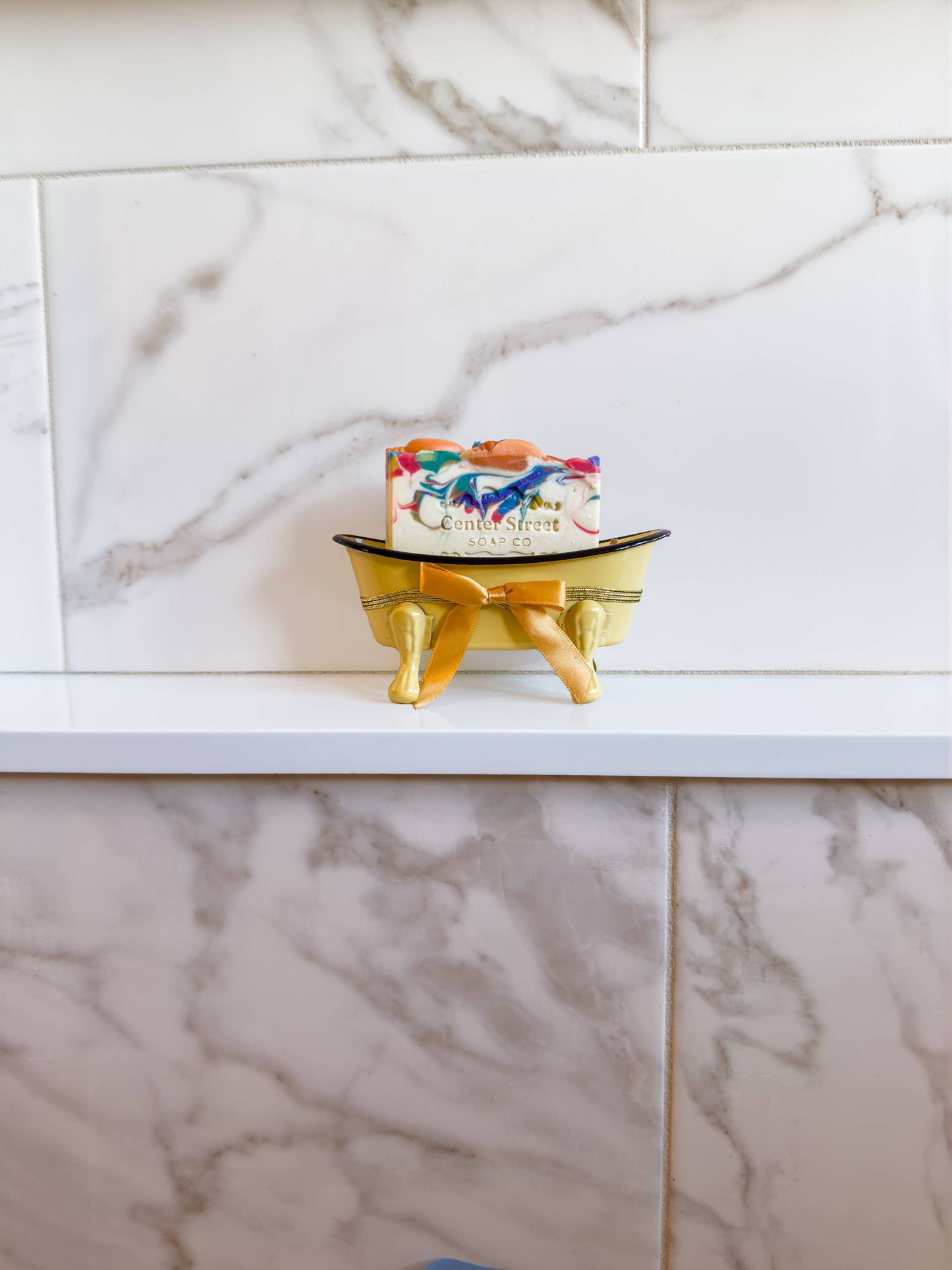 Bathtub Soap Dish Variety Pack- Yellow, Mint Green, Gray