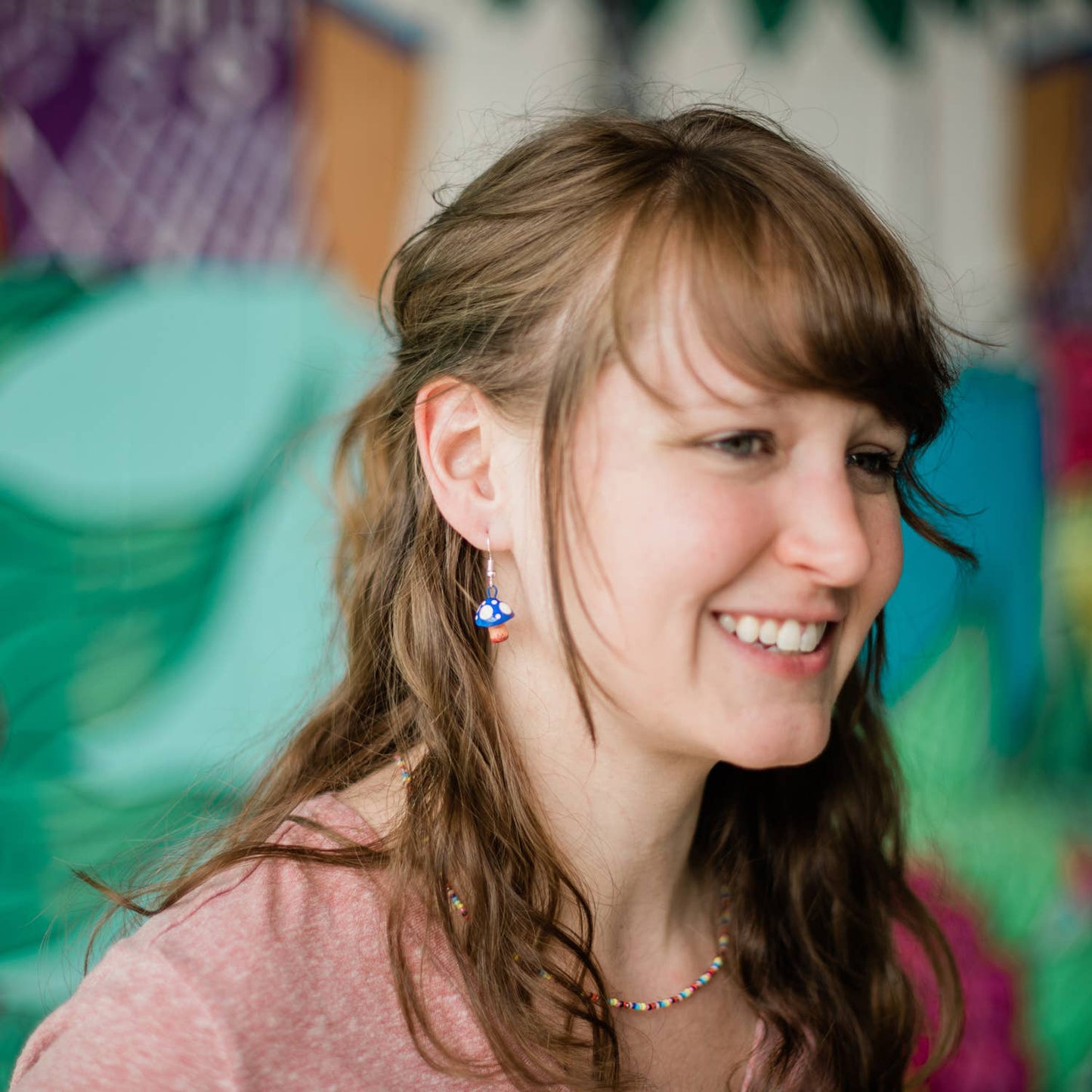 Mushroom Earrings