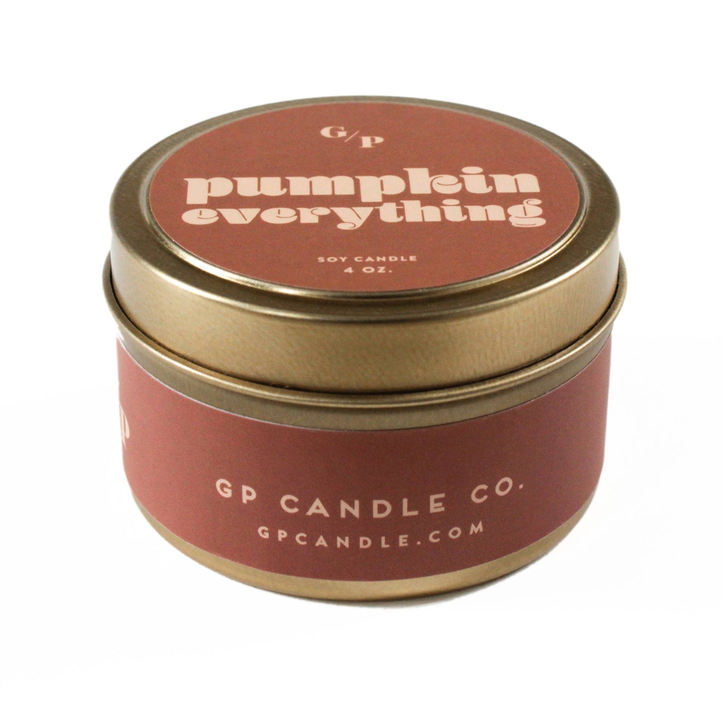Pumpkin Everything Just Because Candle Tin