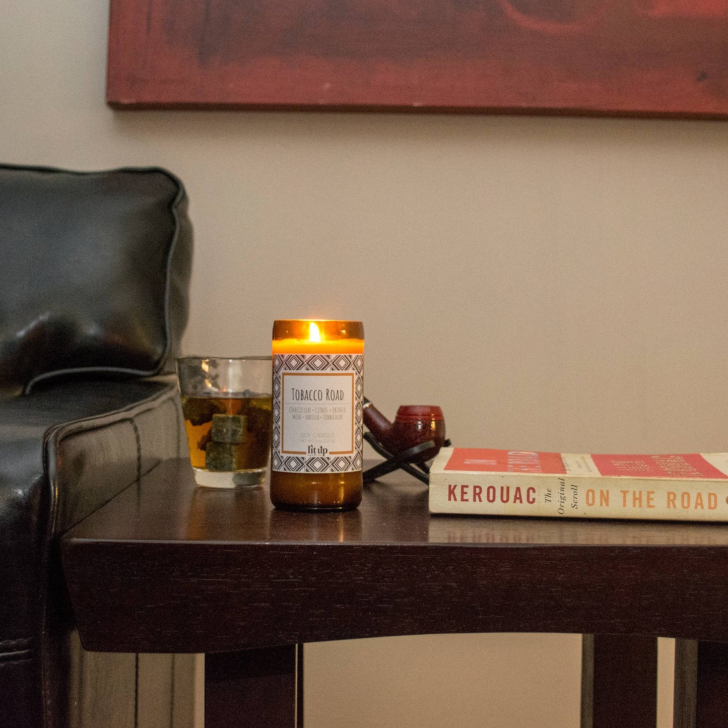 Tobacco Road 8oz soy candles