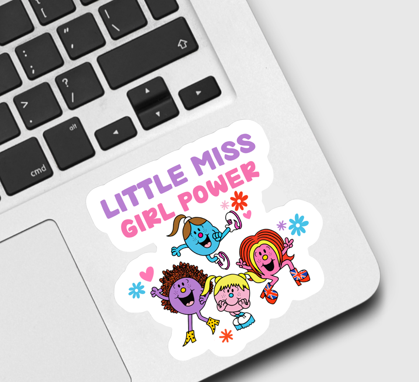 Little Miss Girl Power Sticker