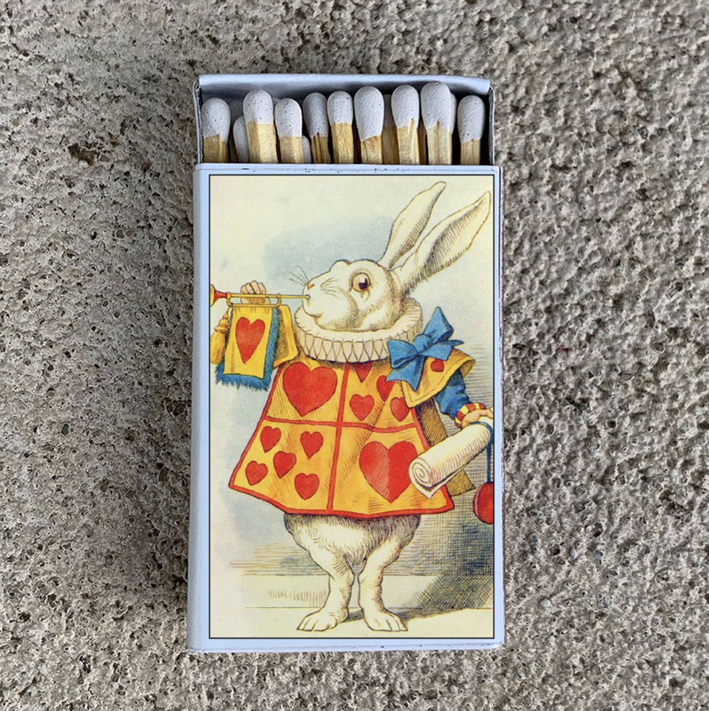 Alice in Wonderland the White Rabbit Matchbox