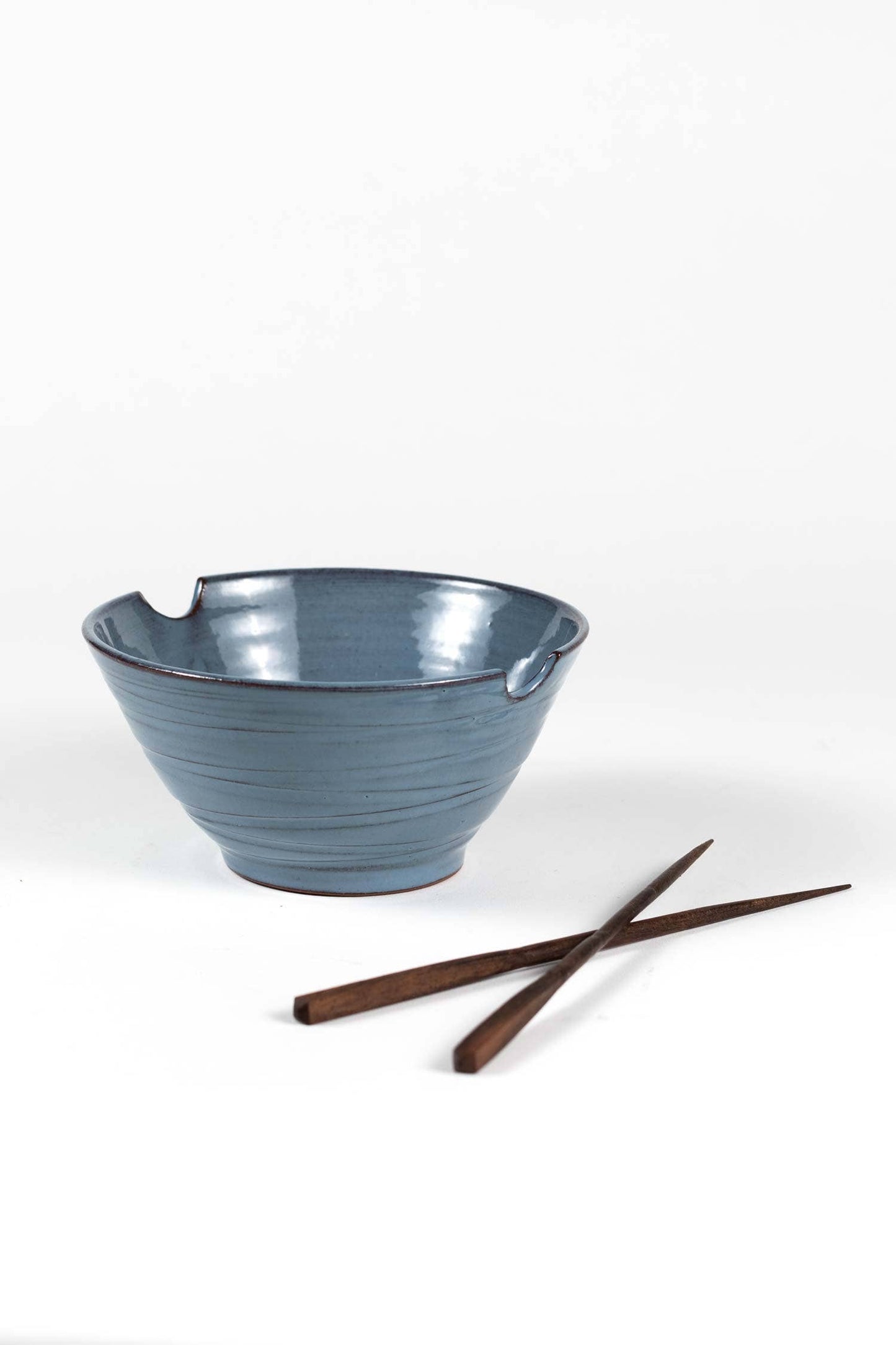 Chopsticks & Blue Bowl Set