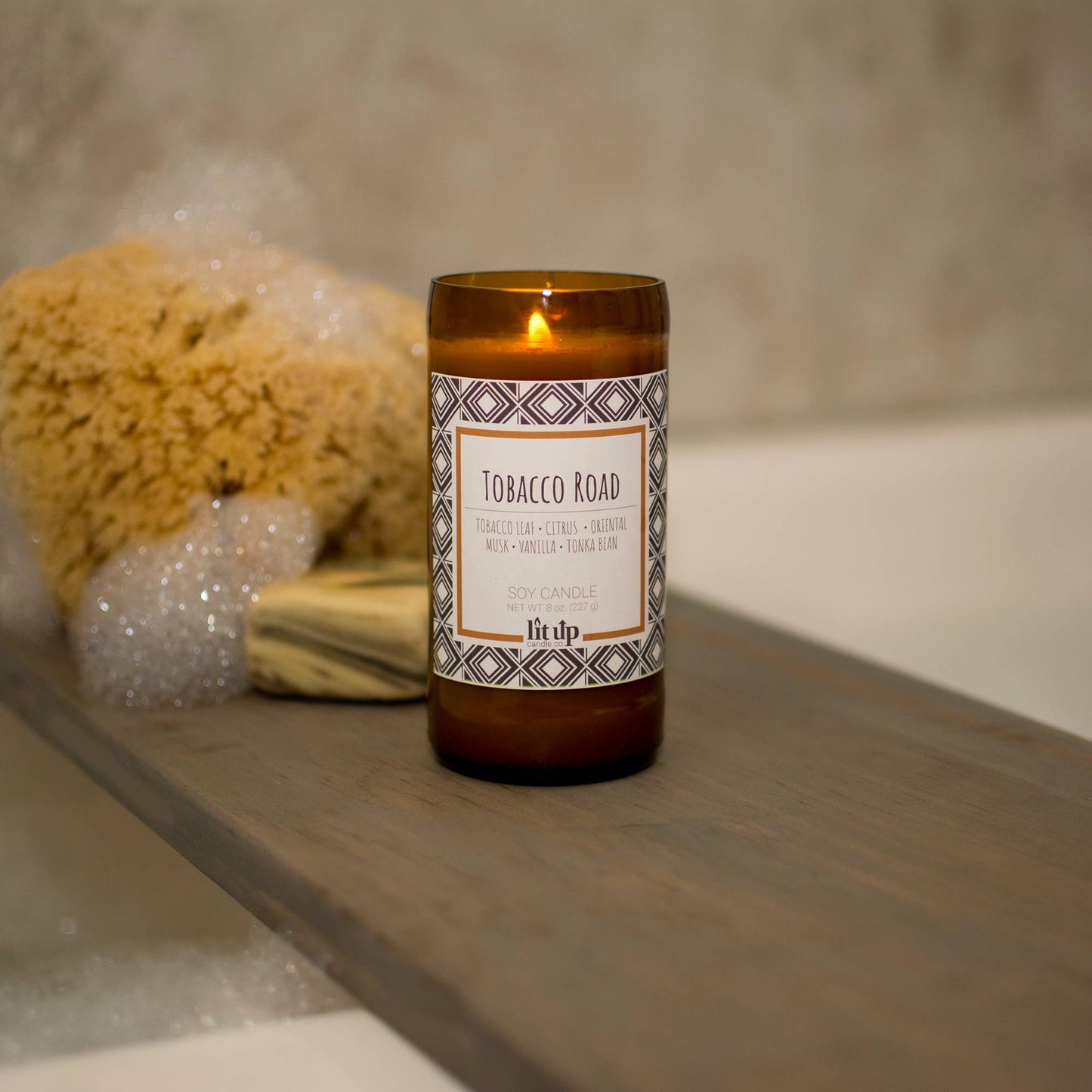 Tobacco Road 8oz soy candles