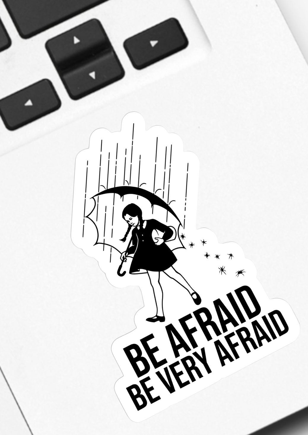 Wednesday Be Afraid Sticker