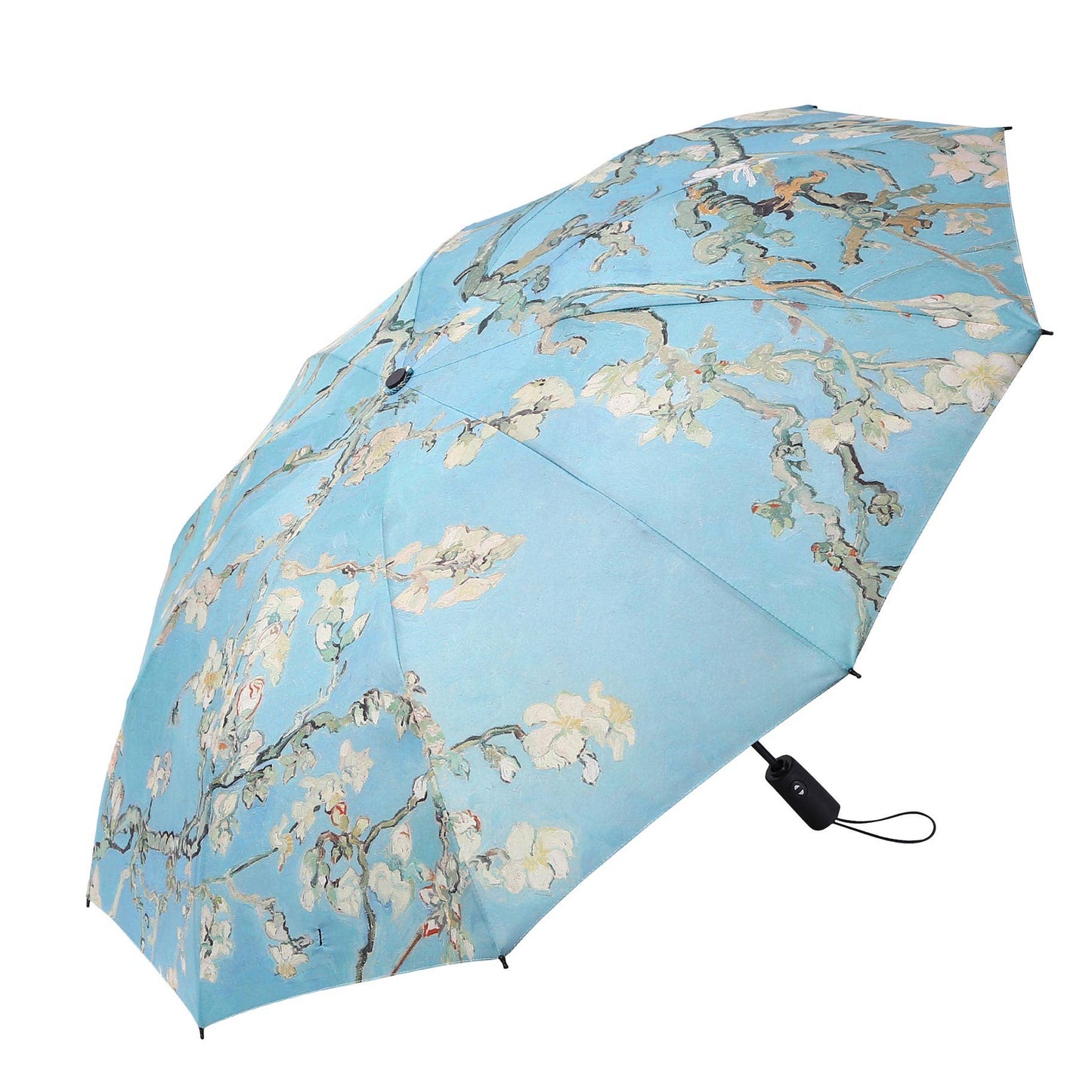 RainCaper van Gogh Almond Blossom Folding Travel Umbrella