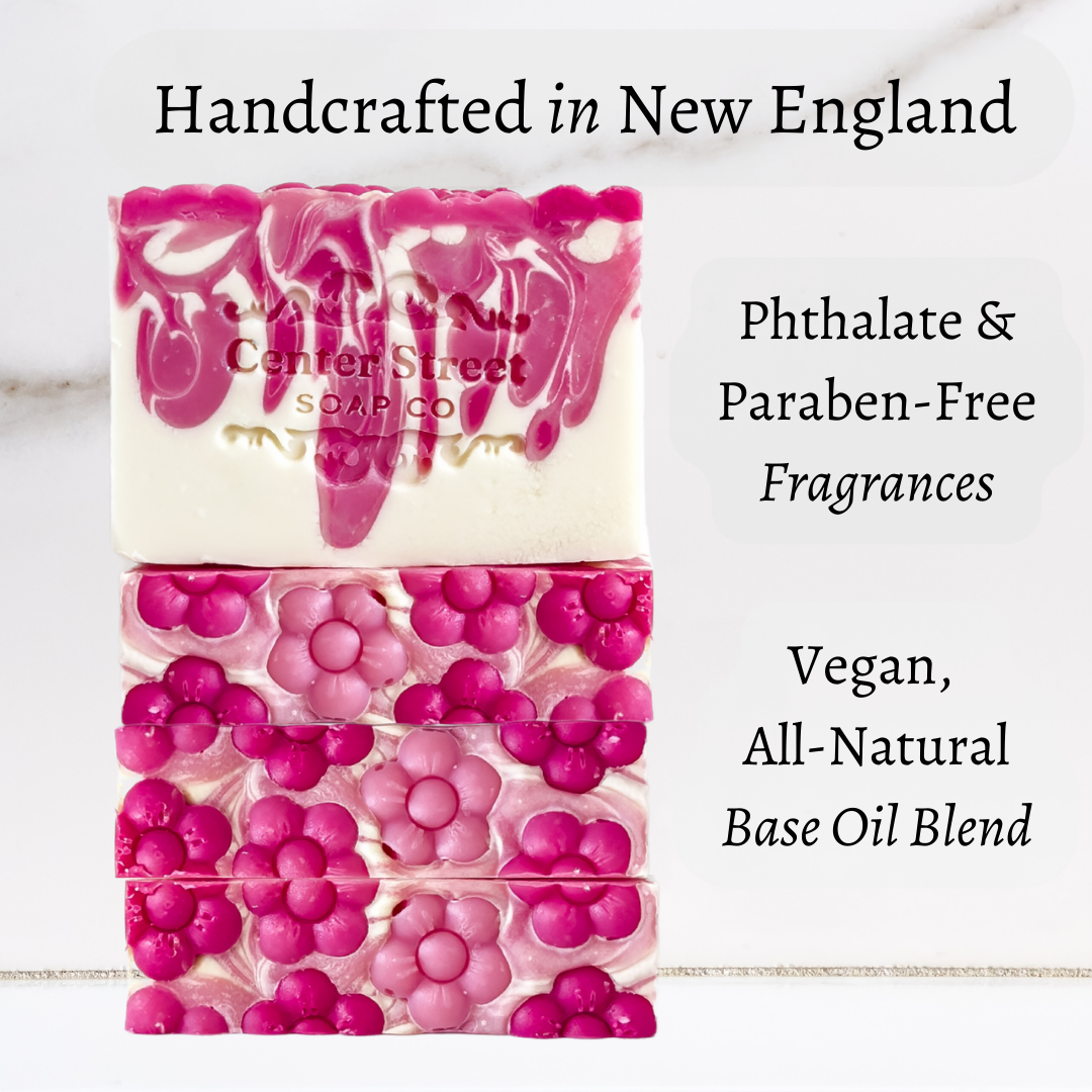 Cherry Blossom Vegan Handmade Soap Bar - 4oz