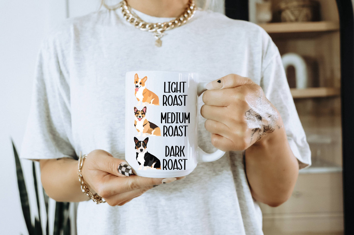 Corgi Coffee Roast Mug 15 oz