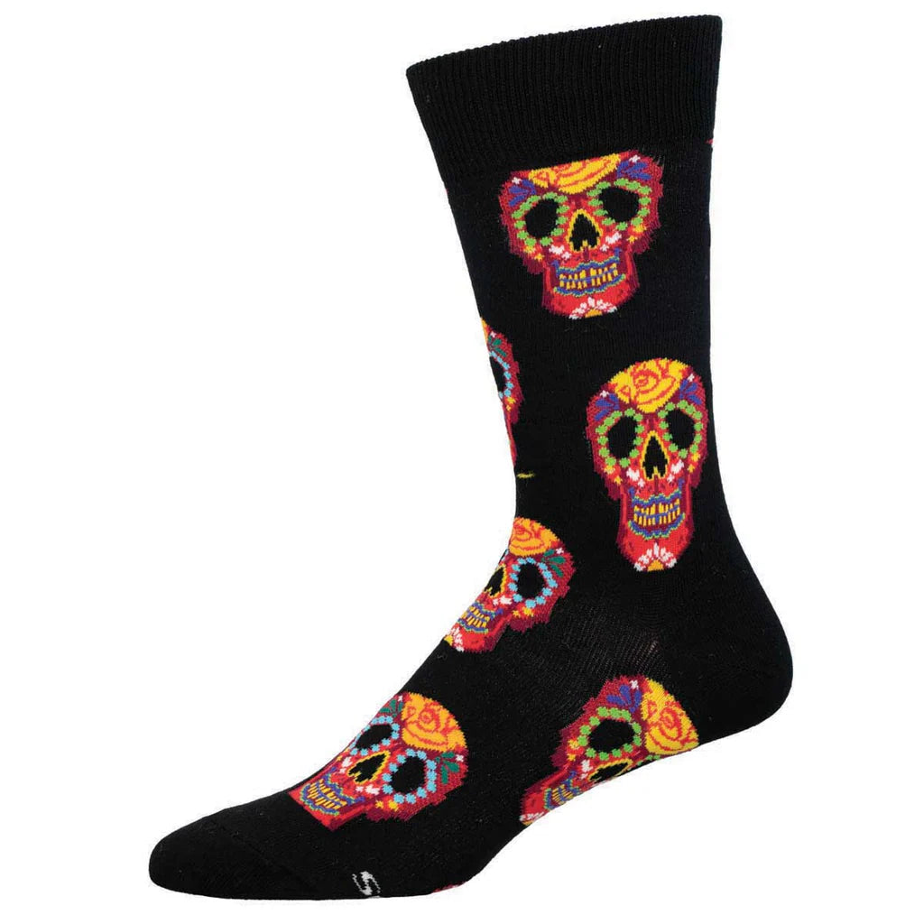 Dia De Los Muertos Skull Socks