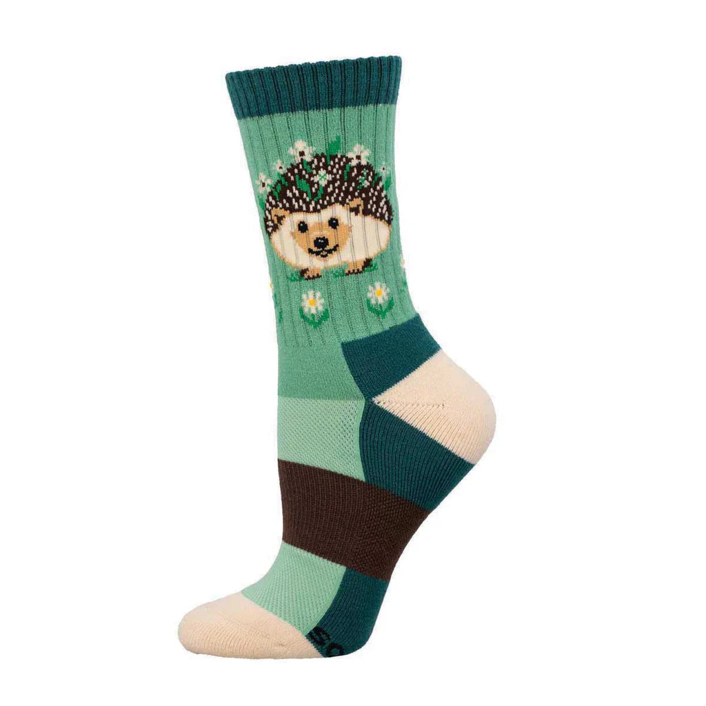 Flowery Hedgehog Socks