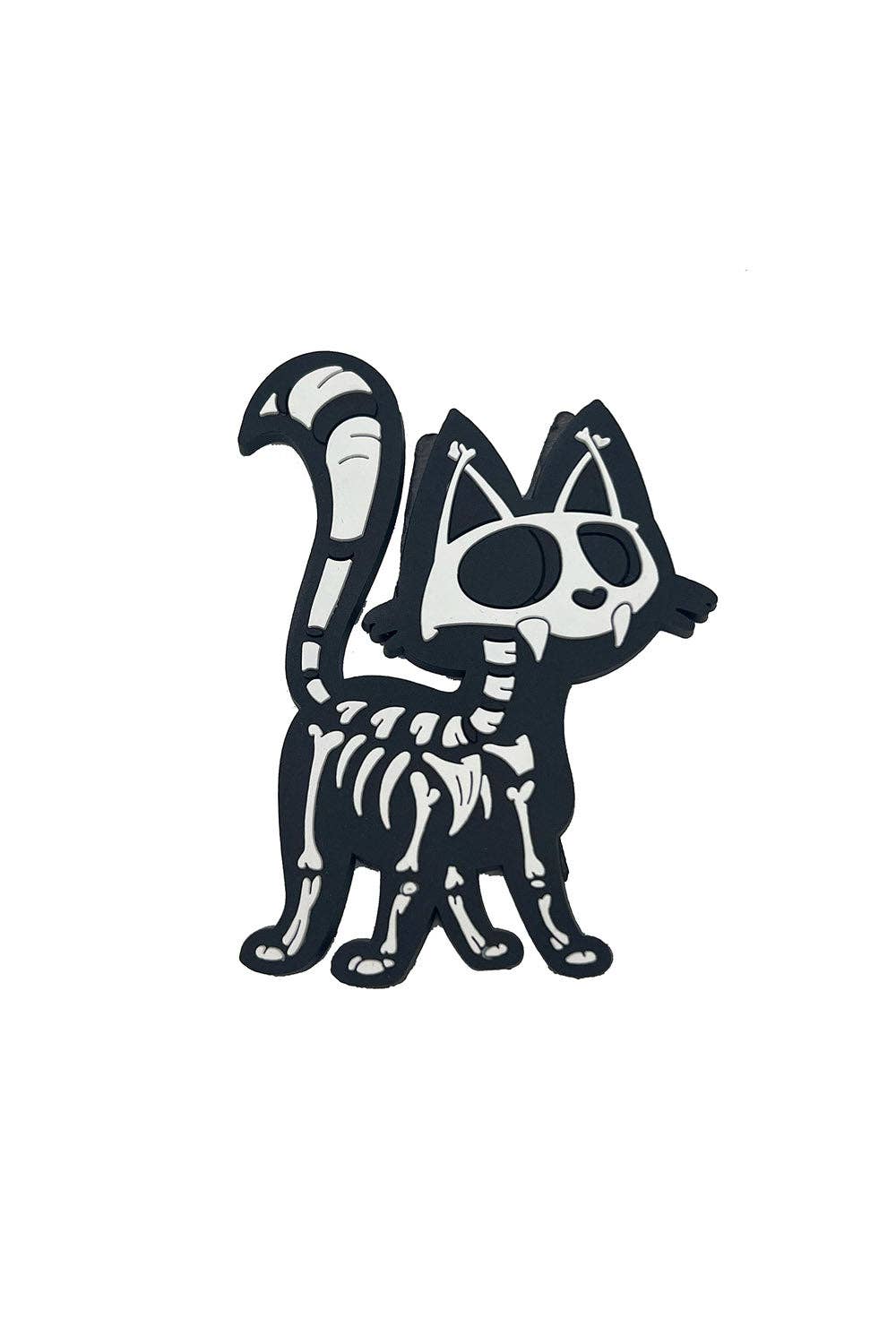 Skelekitty Rubber Magnet