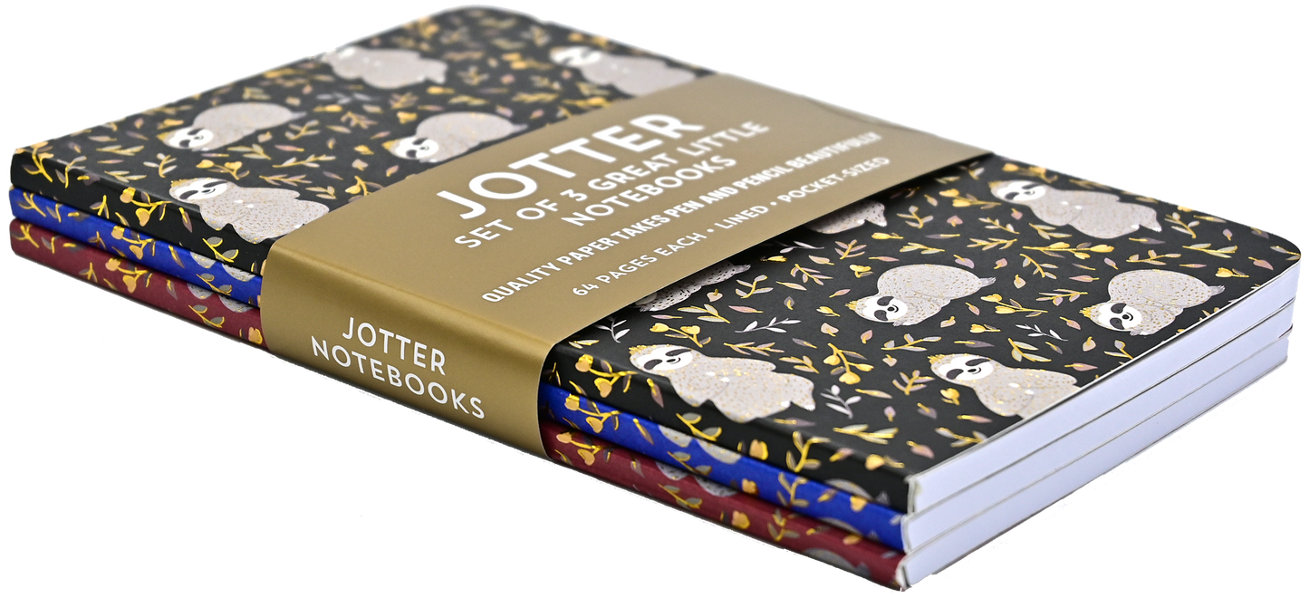 Sloths Jotter Mini Notebooks