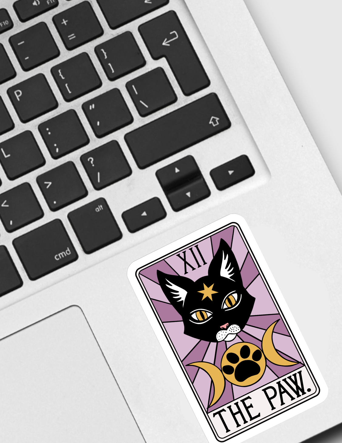 The Paw Black Cat Tarot Card Sticker