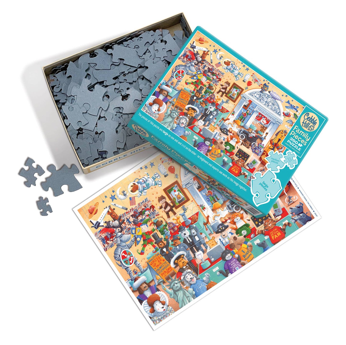Cats and Dogs Museum 350pc puzzle