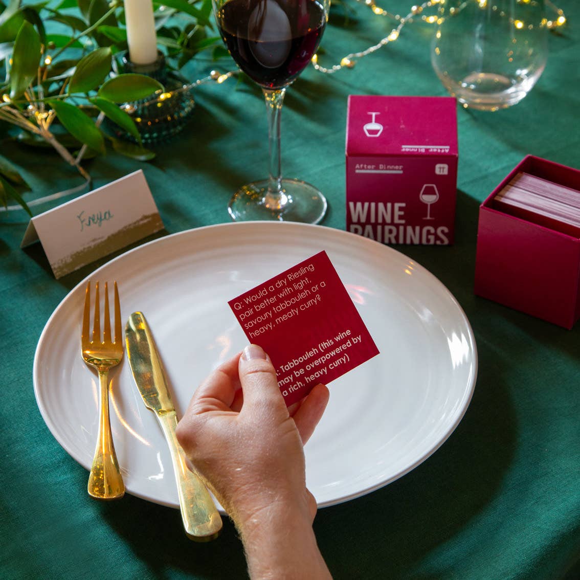 Wine Pairings Trivia Game, Valentines Gift