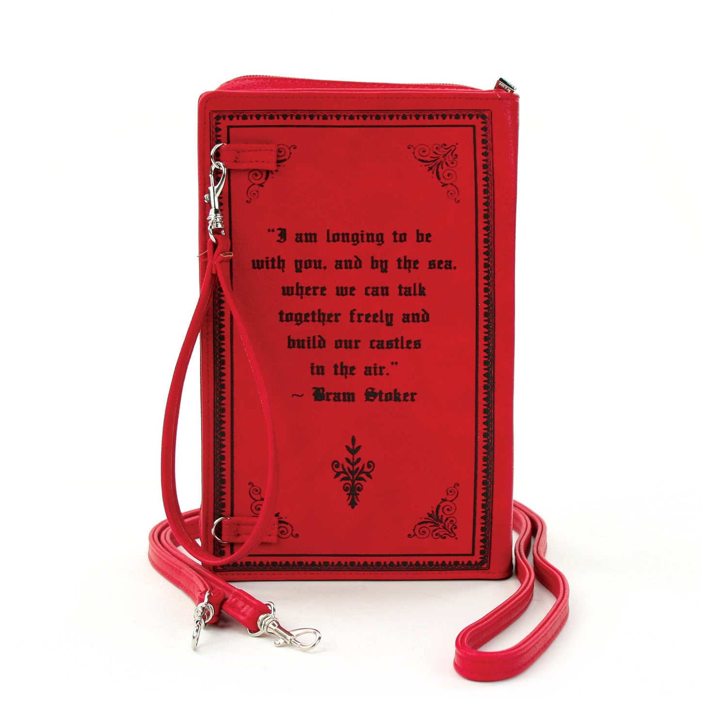 Dracula Book Crossbody Bag: Red