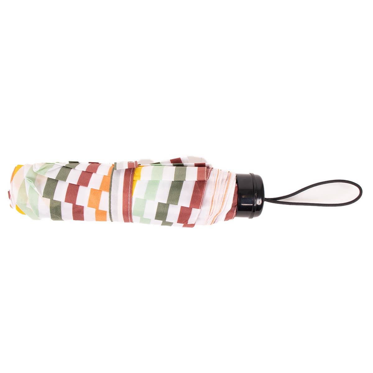 Compact Travel Stripe Umbrella- Manual Open