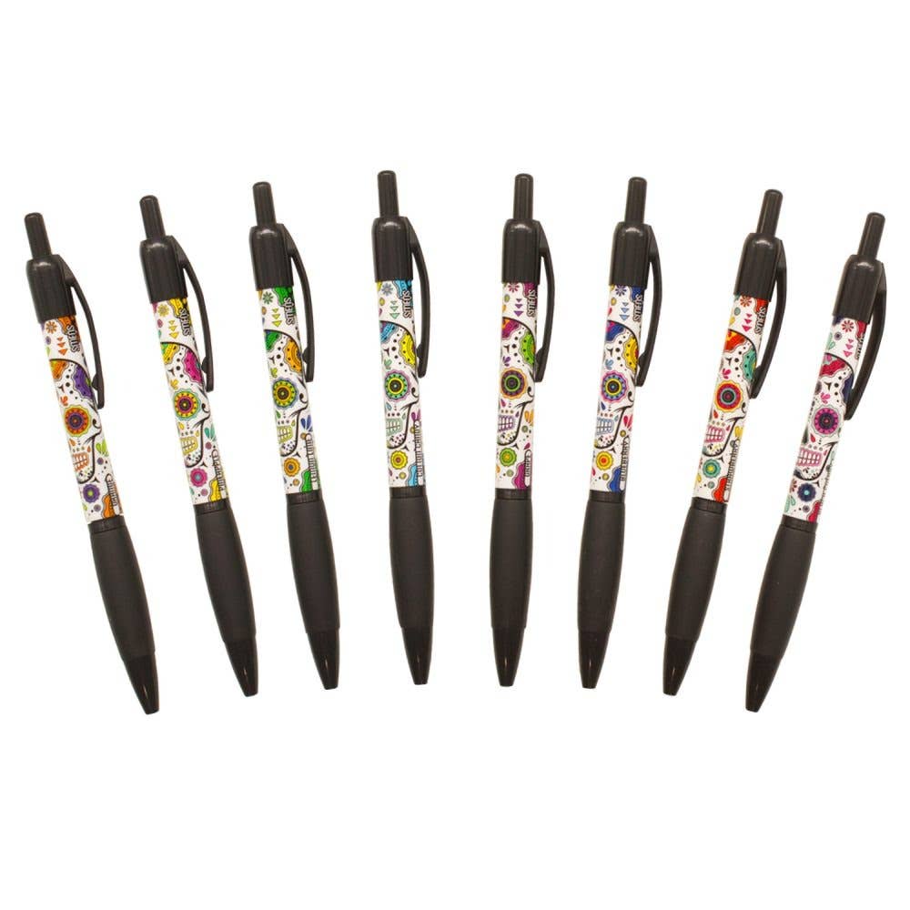 Sugar Skull Smens 8pk - Scented Pens