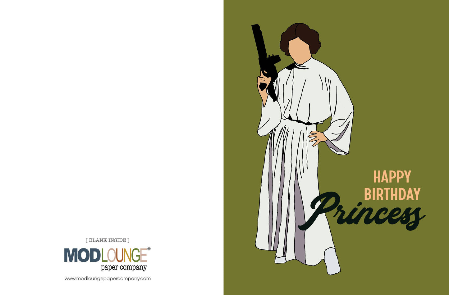 Happy Birthday Princess Leia Star Wars Pop Culture Card