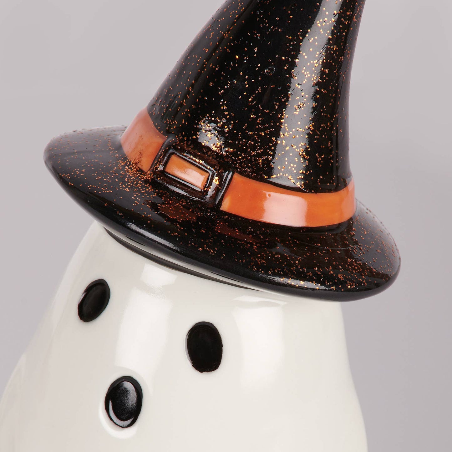 Lighted Witch Ghost Figurine