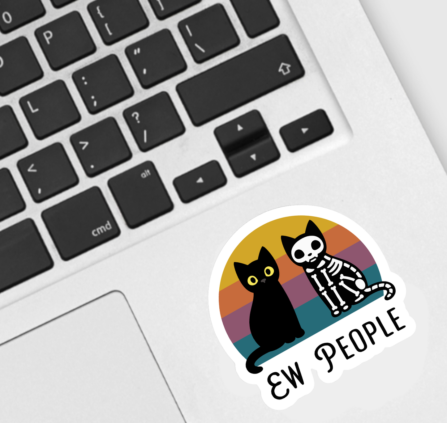 Cat Ew People Sticker