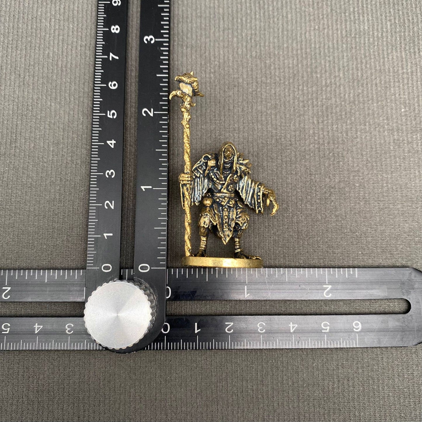Brass Birdman Wizard Figurine