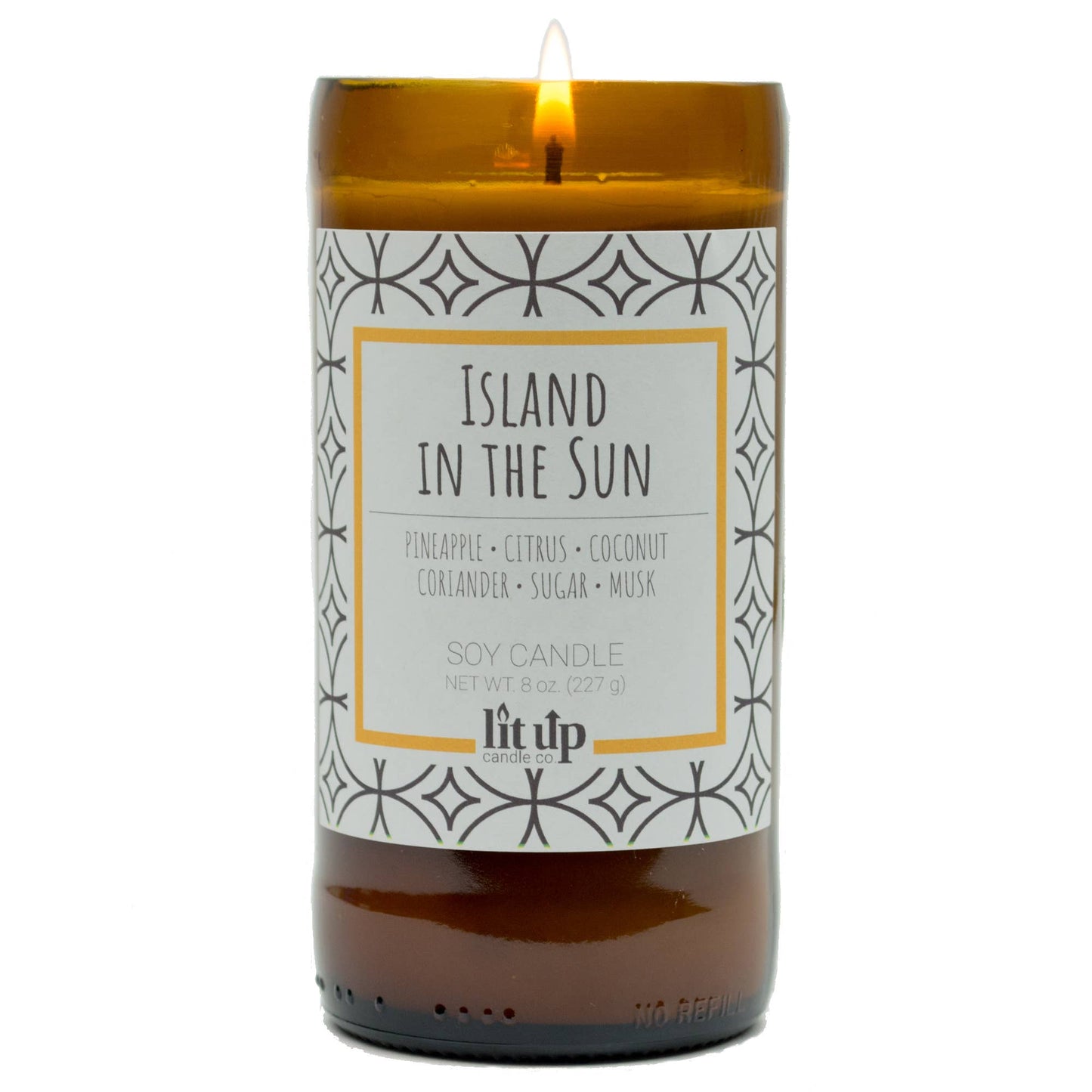 Island in the Sun scented 8oz soy candles