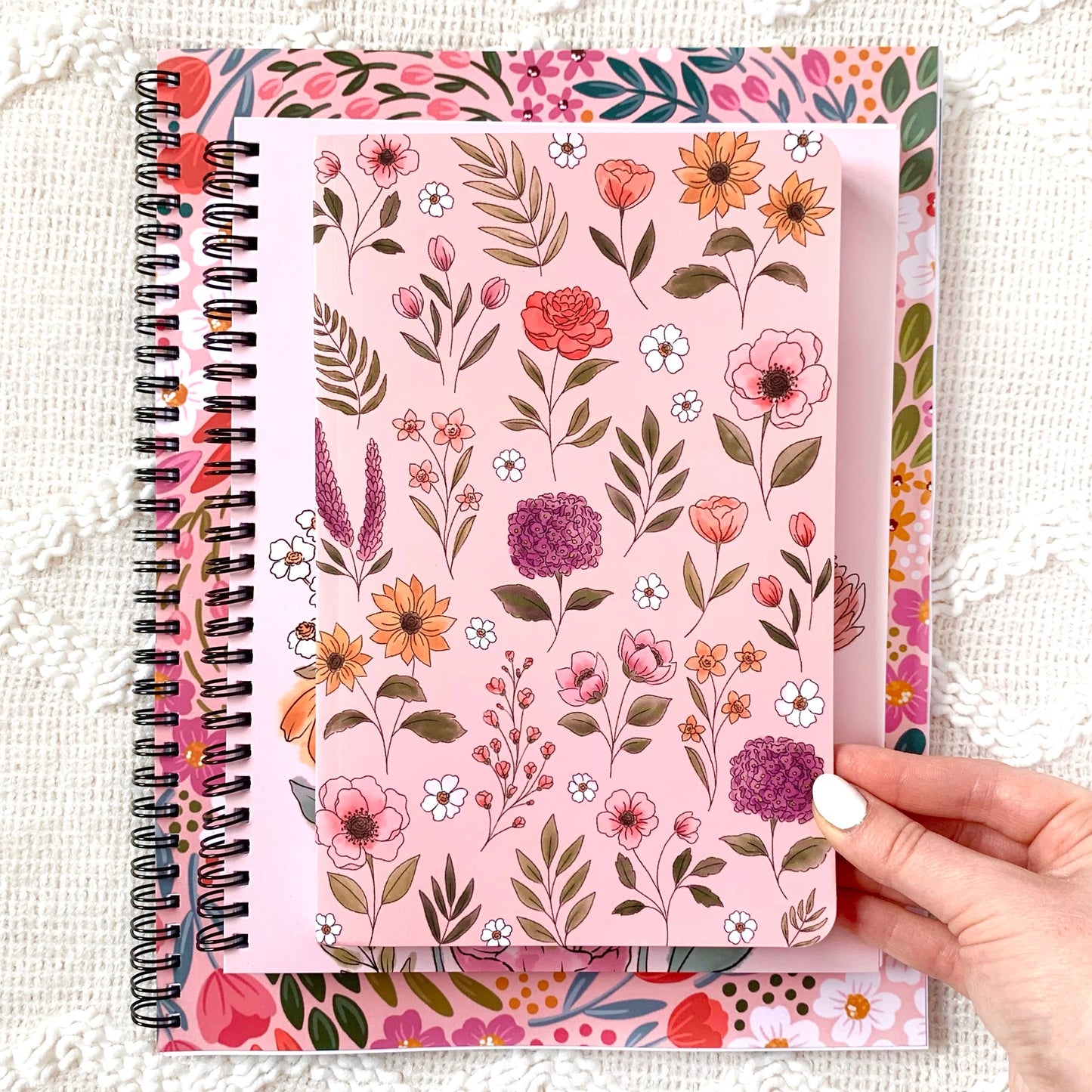 Summer Meadows Spiral Lined Notebook