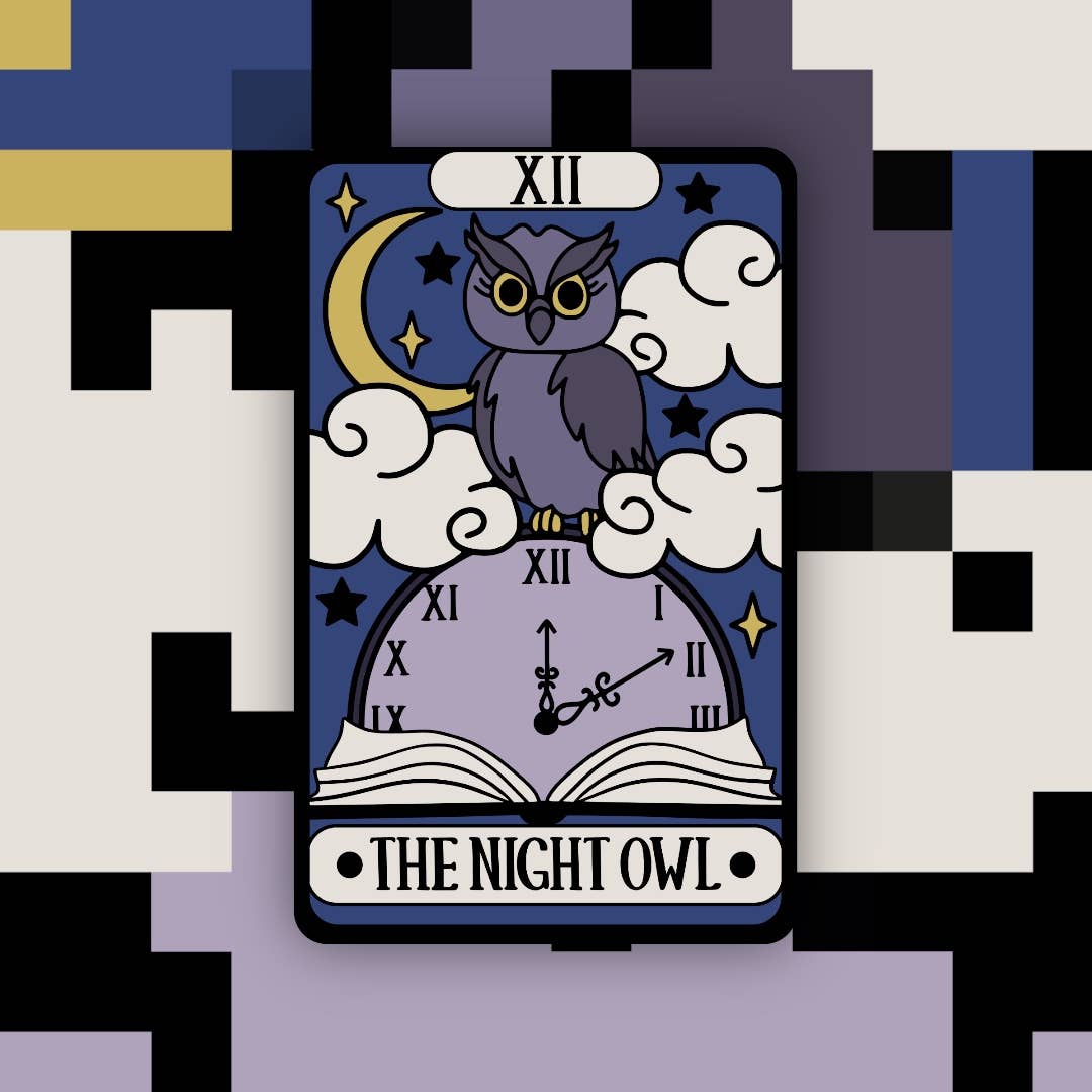 The Night Owl Book Sticker