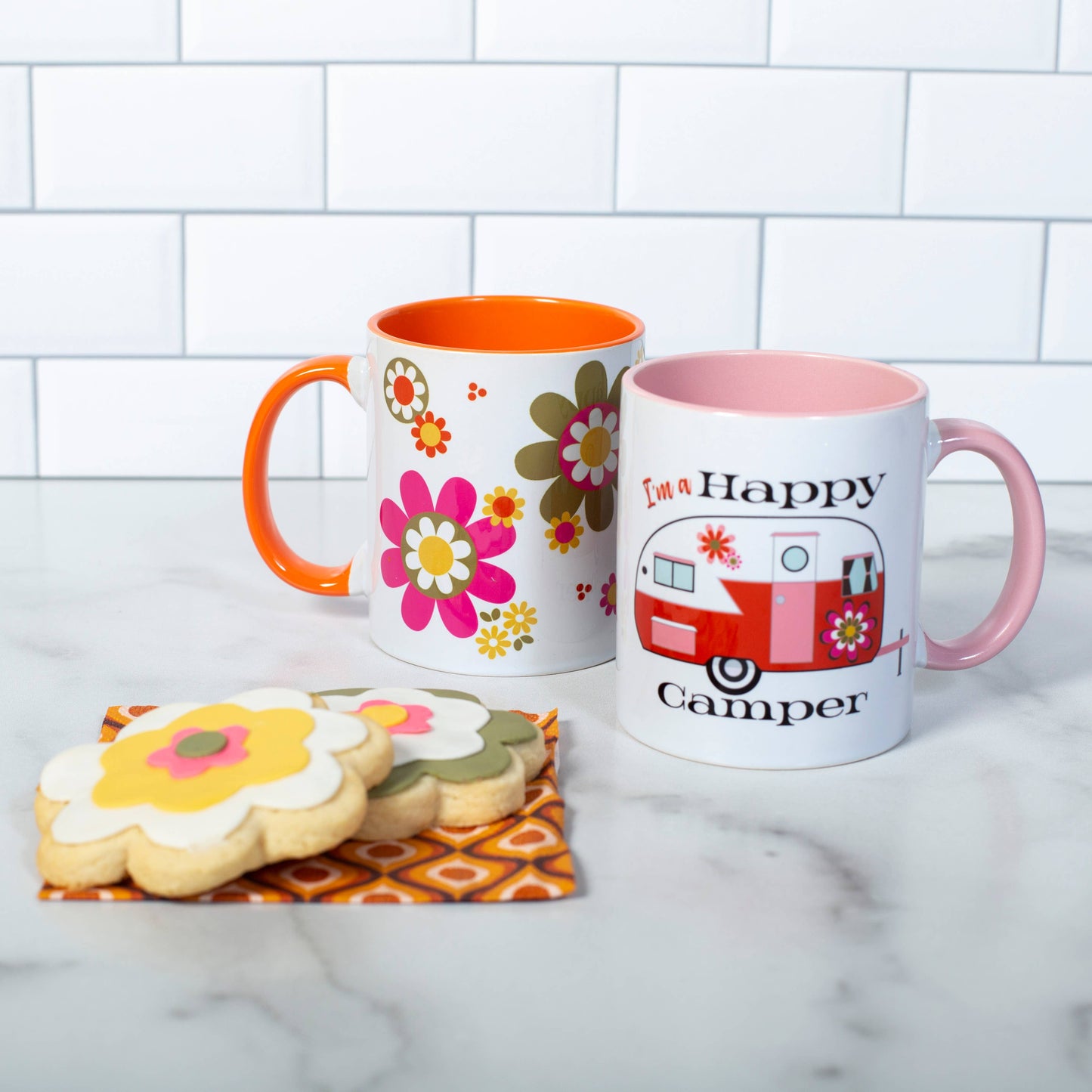 Groovy Happy Camper Coffee Mug